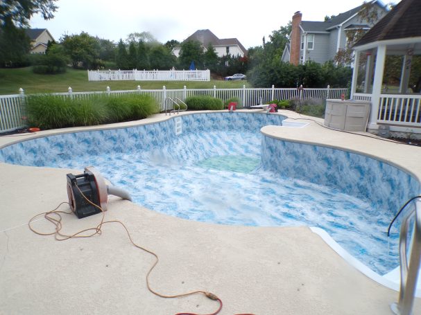 Liner Replacement Inground Pool St.Charles Missouri